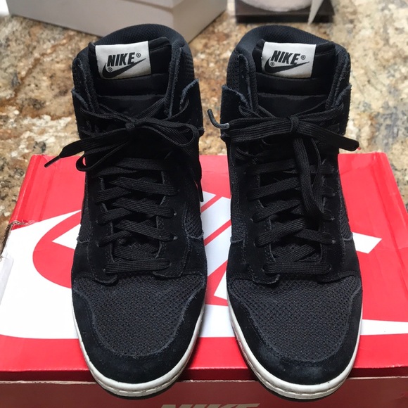 nike high platform shoes